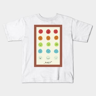 Colorful faces Kids T-Shirt